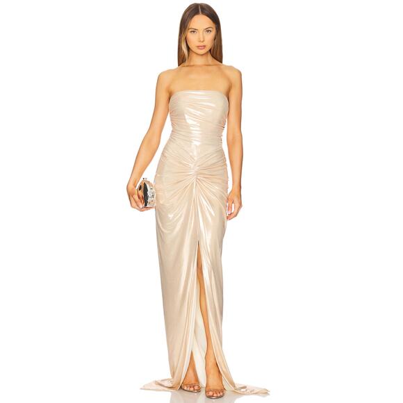 retrofete Maytal Dress in Latte - Picture 4 of 12